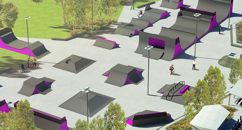 Beenleigh’s Doug Larsen Park BMX Concept Art