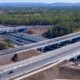 Newly buily Logan Motorway bridges and on ramps