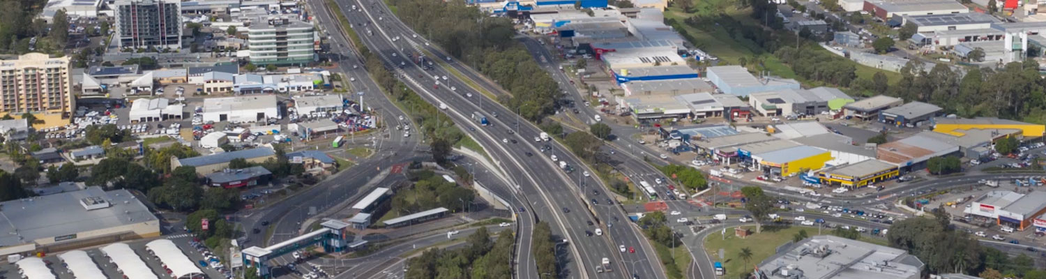 M1 Highway that runs through Springwood