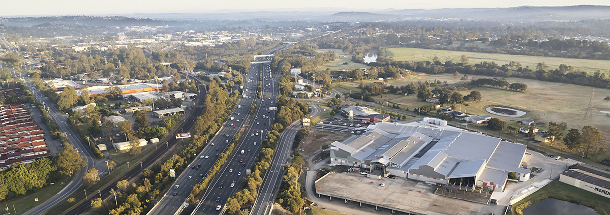 Overhead view of Zarraffas HQ redevelopment at Beenleigh