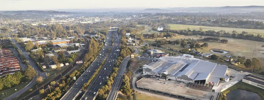 Overhead view of Zarraffas HQ redevelopment at Beenleigh