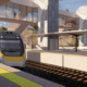 Artists impression of a new Loganlea Station