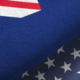 Australia and USA flags
