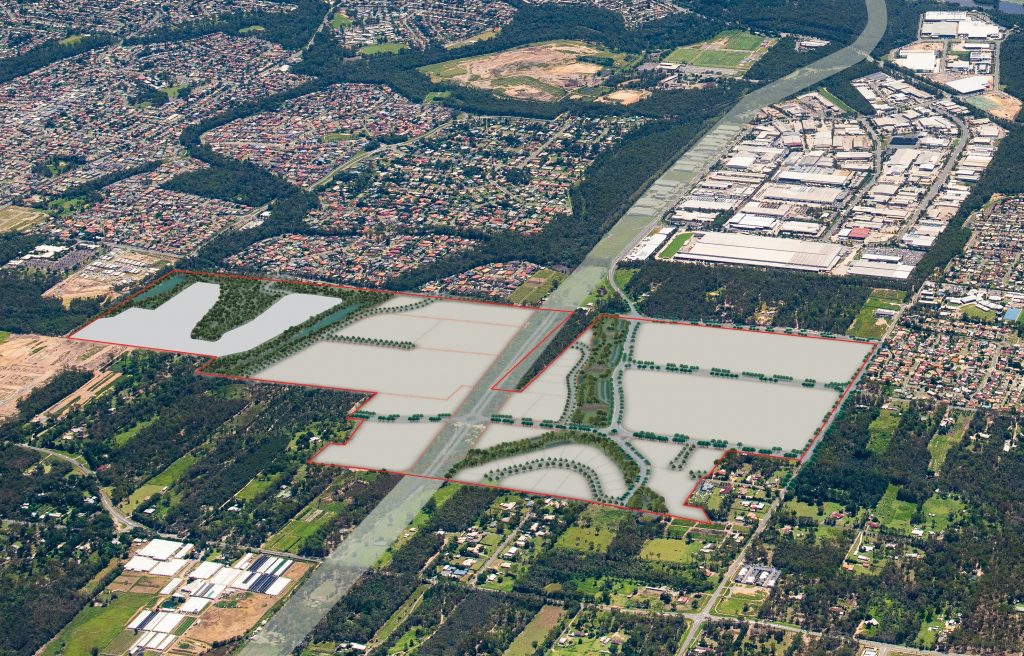 Crestmead Logistics Estate Aerial view