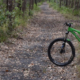 bike on path in the bush