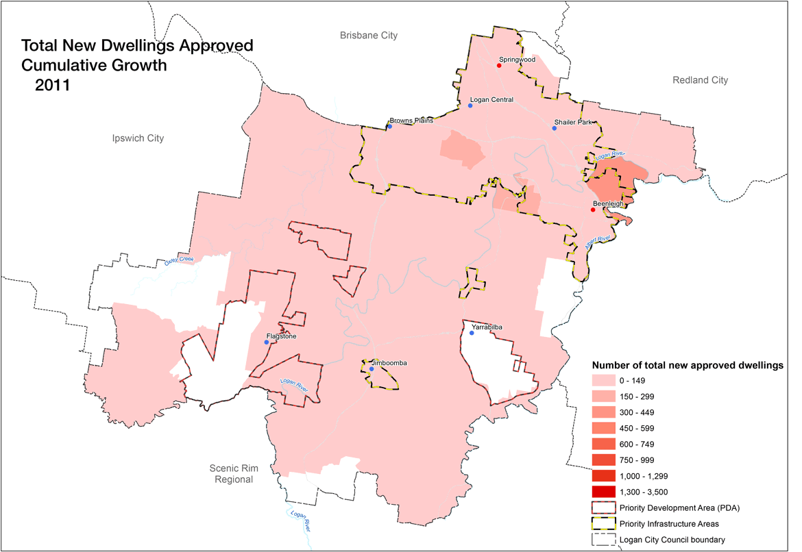 Animated gif - cumulative dwellings approved 2011-2020