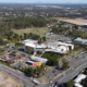 Aerial shot of Logan Central, with Berrinba in the background