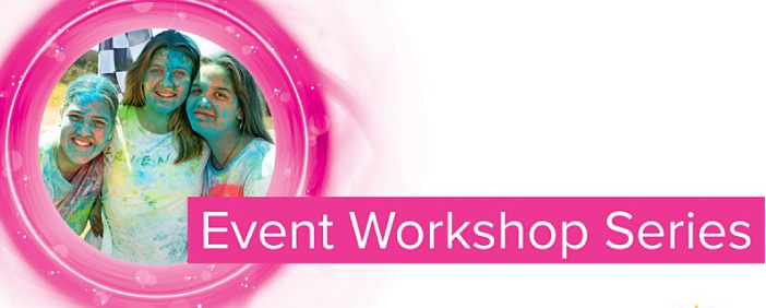 Event workshop series - smiling women in face paint at an event