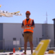 Wing technician tests a drone