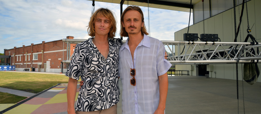 Louis and Oli Leimbach from Lime Cordiale