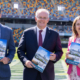 City of Logan Mayor Darren Power, Prime Minister Scott Morrison, and Premier Annastacia Palaszczuk