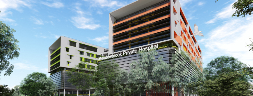 Artists render of planned Meadowbrook Private Hospital
