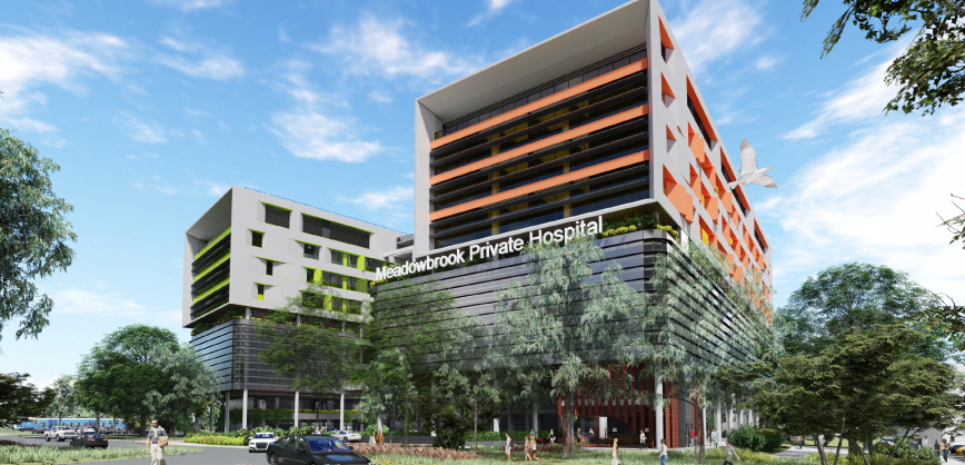 Artists render of planned Meadowbrook Private Hospital
