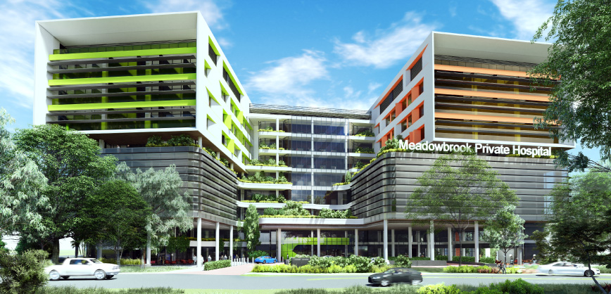 Artists render of planned Meadowbrook Private Hospital