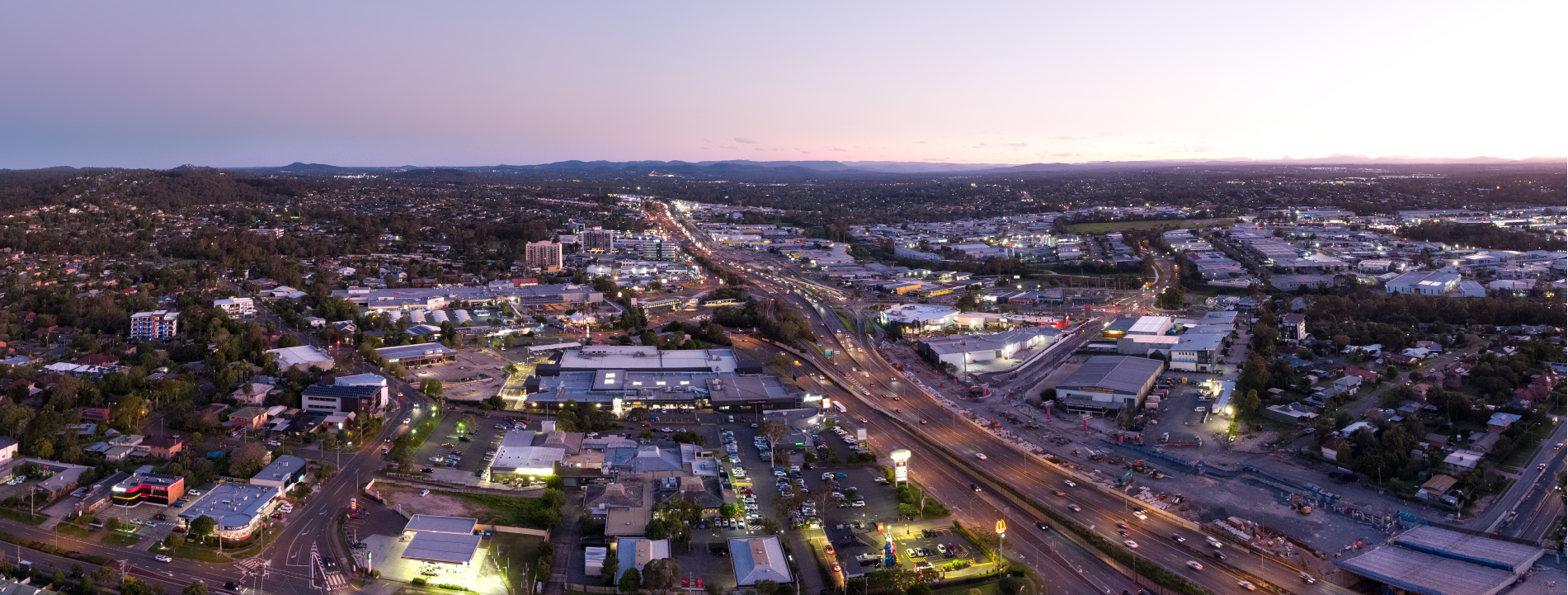 Drone Footage of Springwood in the City of Logan