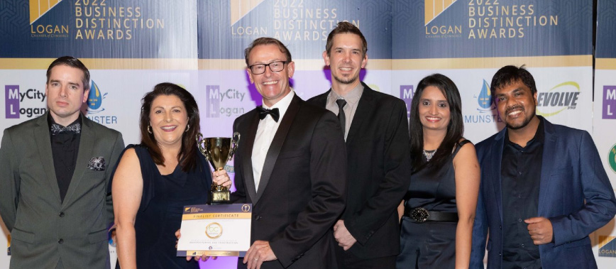 B&C Plastics team at Logan Business Distinction Awards 2022