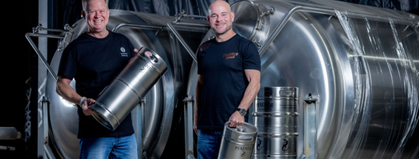 Brennan Fielding and Kenton Campbell of Perentie Brewing
