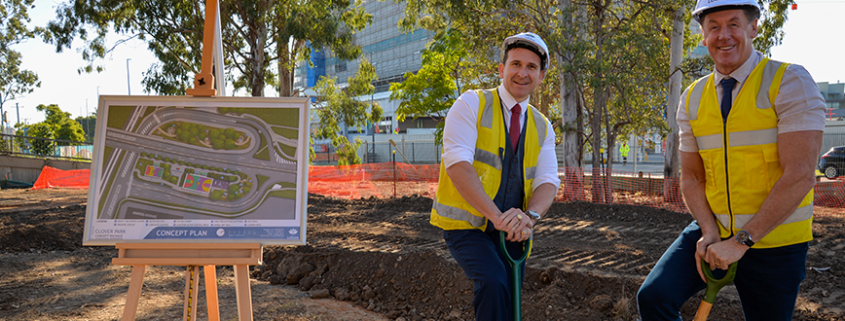 Healthy Street 10 - Cr Tony Hall and Mayor Darren Power