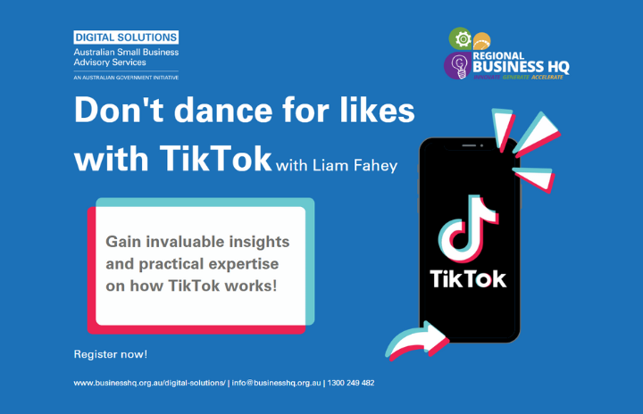Event details with TikTok logo