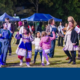 People enjoying a community event in a park