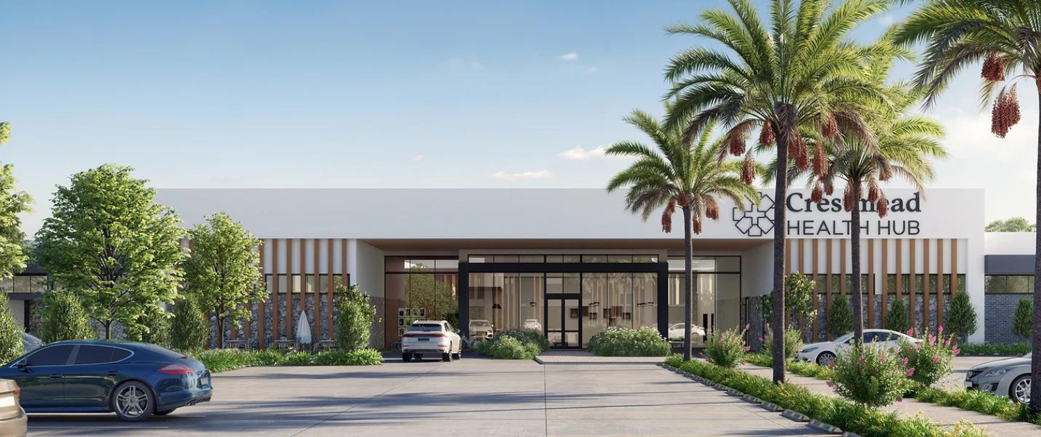 Render image of Crestmead Health Hub