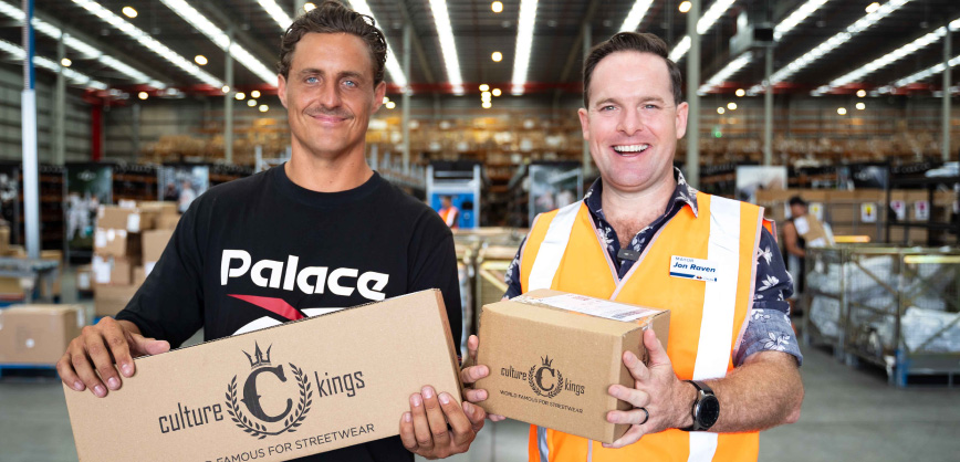 Culture Kings Operations Director Joel Randal and Logan Mayor Jon Raven