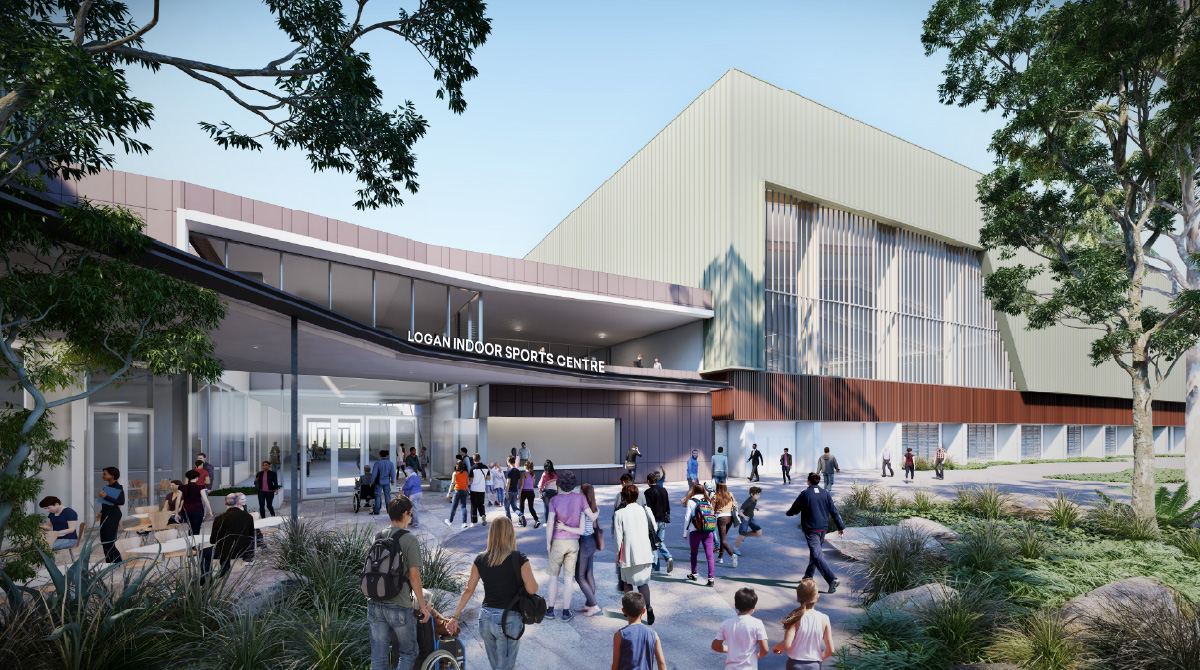 Logan Indoor Sports Centre Render